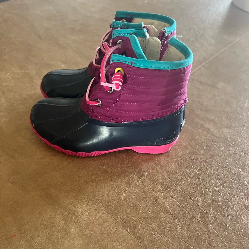 Toddler girls Sperry duck boots